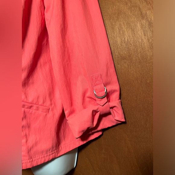 Chico's Women Lightweight Jack Long Sleeve Full Zip Track Jacket Pink Size 2 (L) - Picture 7 of 8